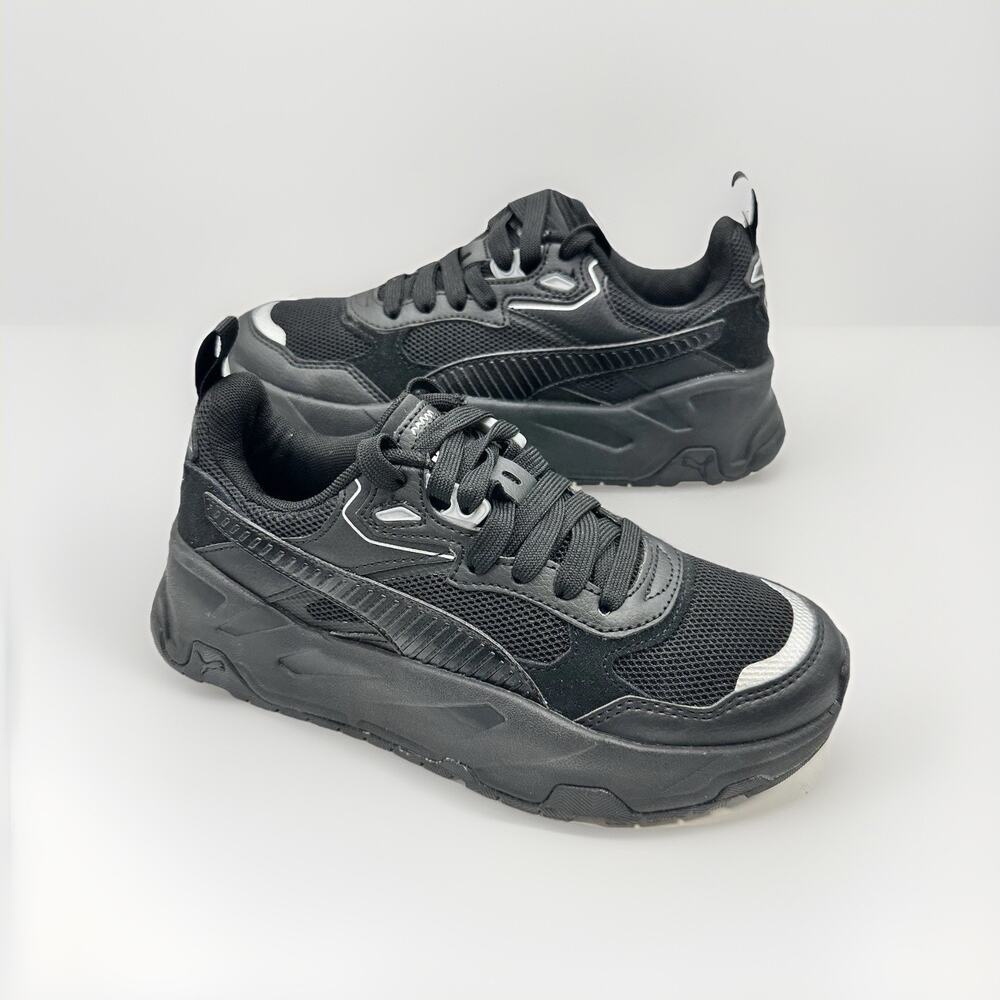 PUMA Trinity Lace Up Women’s Black Sneakers Casual Shoes 39549003 | Size 5.5